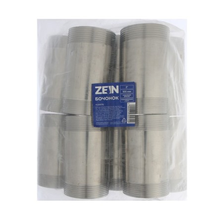 Zein barrel, 2 ", length 100 mm, external thread, stainless steel, packing 2 pcs.-1