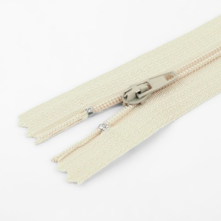 Lightning "Spiral", No. 3, non-proceeding, castle machine, 40 cm, light-beige color-1