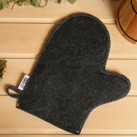 Mitten for the bath "Attention! Motion of special purpose"-2