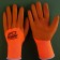 Fishing gloves, rubber "Fisherman by vocation", size m, color orange