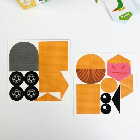 Developing head game “Tangram. I know the world ", 3+-4