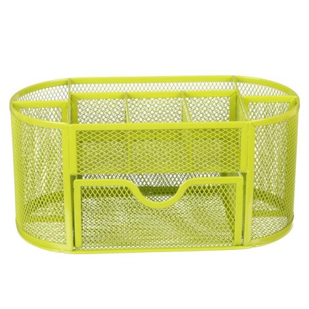 Chancellery trifle stand 9 departments, metal mesh, green-3