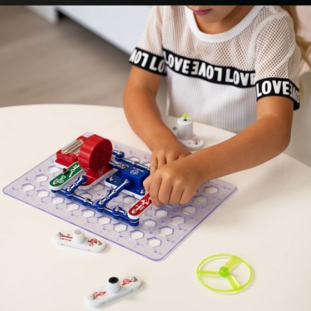 Electronic Evriki designer, 335 schemes, 31 elements, works from batteries-7