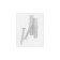 Everest bathtub B22-023, straight flat spout, with a shower set, chrome