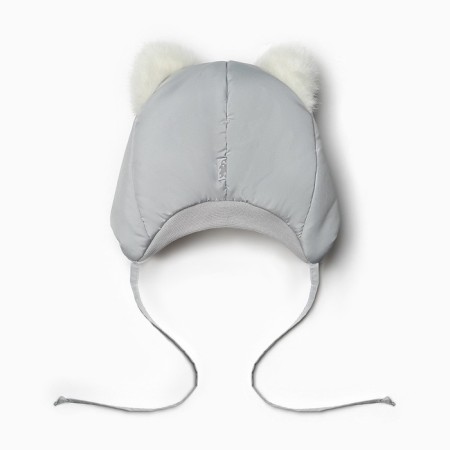 Children's hat "Wise guy", gray color, size 42-2