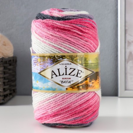Yarn "Burcum Batik" 100% acrylic 200m/100g (1602)