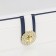 Casket to the leatherette for jewelry "with buckle" white 24x18.5x9 cm