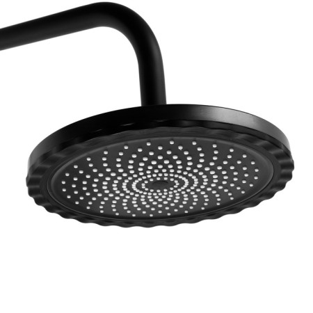 The shower system Zein Z1014, tropical and hand watering can, 2 hoses, soap dish, black-8