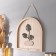 Hooks decorative wood "Monster branches in a vase" 2.5x19.5x19.5 cm