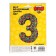 Foil ball 34 “Tound 3” Brawl Stars, 1 pc.
