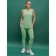Sports female shirt, size XS, green color