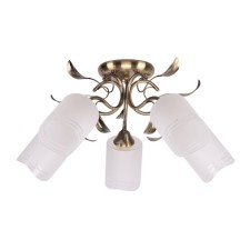 Fire Steak of Economics Crime Code 10052/5AB WT, 5x60W, E27, 30x60x60 cm, bronze color