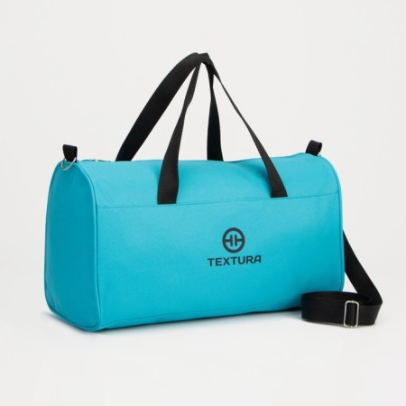 Sportivnaya bag on the zipper Textura, medium size, blue color