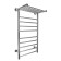 Electric towel Domoterm 109-T5 P10, 500x900 mm, left, chrome