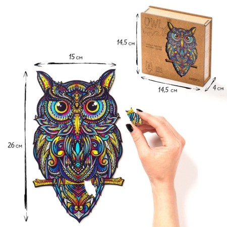 Figure puzzle "owl" s-1
