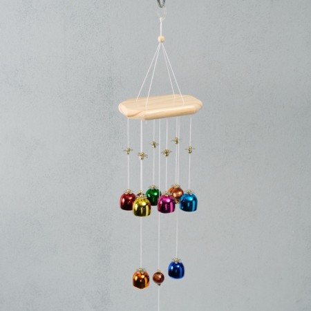Wind Music Metal "Color Bells" 9 bells 64 cm-1