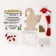 Set for creativity “Wooden Christmas tree toy with decor. Father Frost"