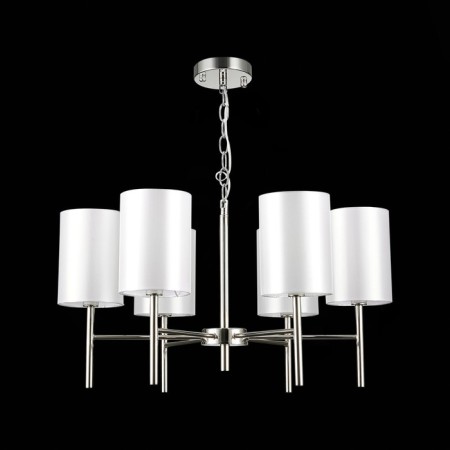 Suspended EVOLUCE lamp. Sle107303-06. Noia. 6x40 W, E14, 66x66x34 cm, Nickel color-3