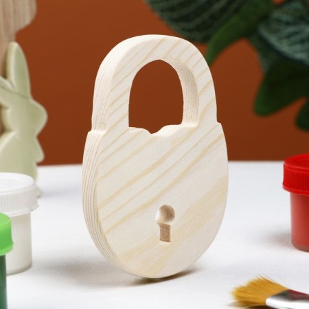 Harvesting for creativity "Castle", 3.2 x 9.1 x 1.2 cm, pine-1