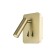 Wall lamp Mantra Cayman, Led, 210+410lm, 3000k, 130x116x130 mm, gold color