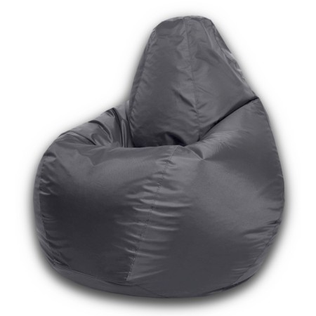 The hand-bag “pear” is positive, size m, diameter 70 cm, height 90 cm, oxford, color gray color