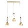Economics light Federica 3x40W E27 gold 59x13x65 (32) cm