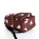 School backpack from lightning textiles, external pocket, brown color