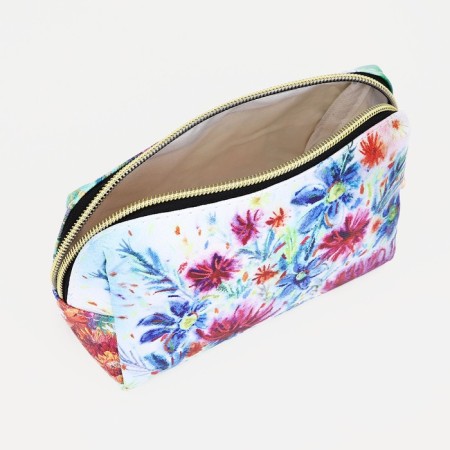 Cosmetic bag with lightning, white/multi -colored color-2