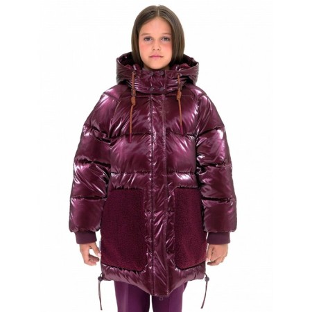 Jacket for girls, height 158 ​​cm, blueberry color