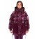 Jacket for girls, height 158 ​​cm, blueberry color