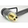 Juguni Luxe Capella kitchen mixer, single -rowing, with rotary pouring, black color is black