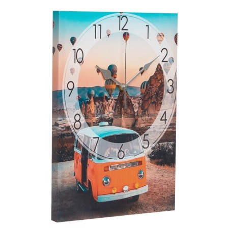 Carty clock wall "orange bus", a smooth move, 30 x 40 cm-2