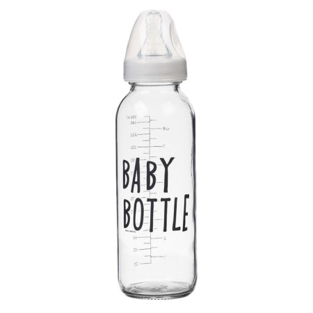 Baby Bootle glass flaps for feeding, classic throat, 250 ml., From 3 months.-4