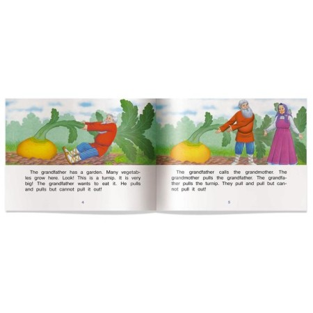 Foreign Language Book. Turnip. The Turnip (in English). Naumova N.A.-3