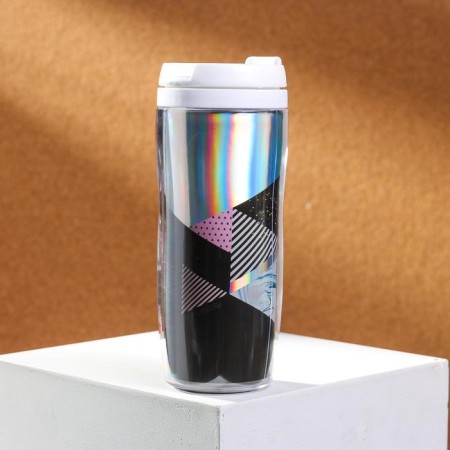 The thermostat with a holographic insert Life Style, 350 ml, retains heat 2 hours-2