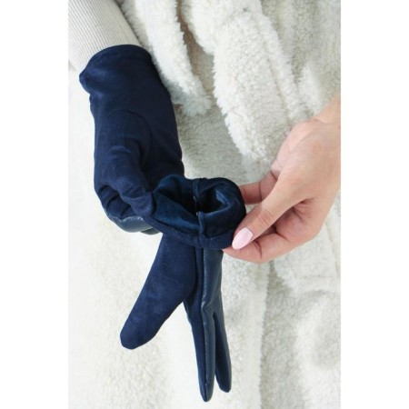 Gloves are female, dimensionless, without insulation, blue color-2