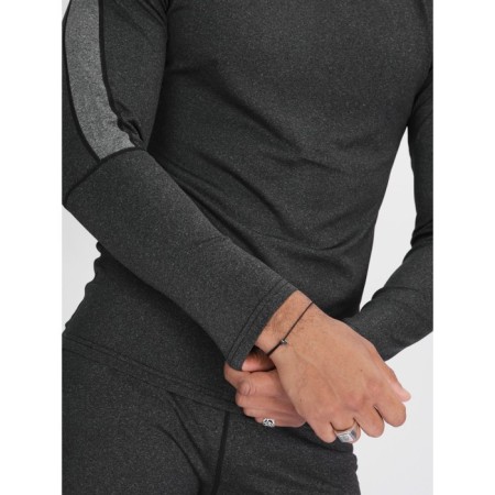Male thermal underwear, size 54-56, dark gray color-5