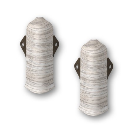 The angle external lexide 80mm with fasteners of oak iceberg (2pcs/blister)
