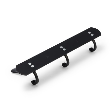 Cappio CVP014 hanger, metallic, three -horn, black color-4