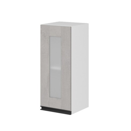 Suite hinged cabinet 300x300x720 white/light concrete/anthracite