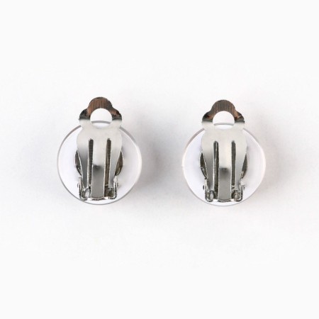Earrings Clips "Cute Fleet", 1 x 1.4 x 1.8 cm-4