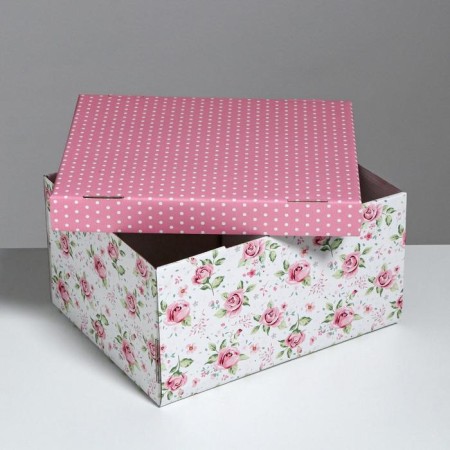 Gift folding box, packaging, “Memories of wonderful”, 31.2 x 25.6 x 16.1 cm-5