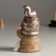 Souvenir Ceramics "Gnomik thought" Beige and cinnamon 9.7x8x16.2 cm