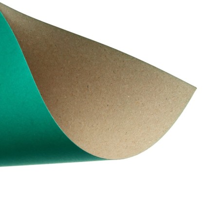 Cardboard of color A4, 190 g/m2, non -nominated, green, price for 1 sheet-1