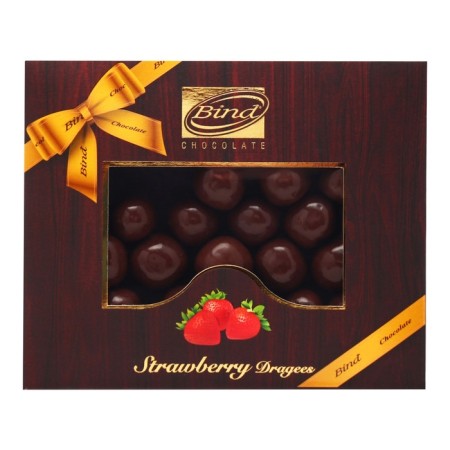 New Year. Chocolate dragee "Mail from Santa Claus", strawberries in chocolate, 100 g-3