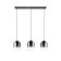 Bulciago E27, 3x40W chandelier