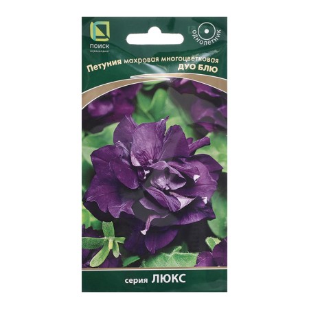 Flowers of petunias Tensor multi -flowered "Duo Blue", 10pcs.