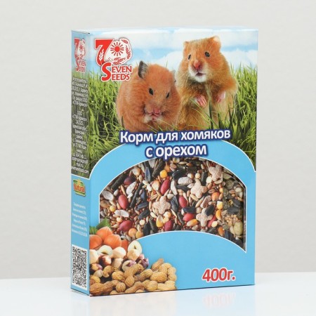 Seven Seeds Special food for hamsters, with a nut, 400 g