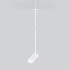 Suspended lamp Elektrostandard, Drop LED 8 W, 70x50x440 mm, white color