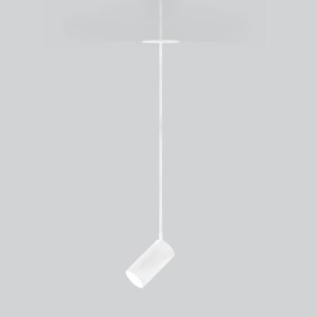 Suspended lamp Elektrostandard, Drop LED 8 W, 70x50x440 mm, white color